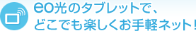 eo���̃^�u���b�g�ŁA�ǂ��ł��y��������y�l�b�g�I