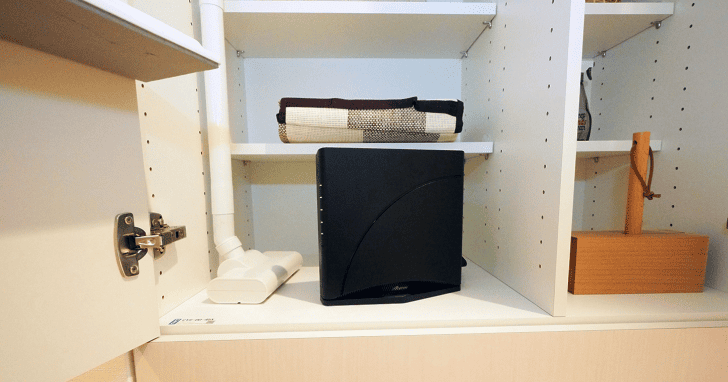 2階中央付近にメッシュWi-Fi機器を設置