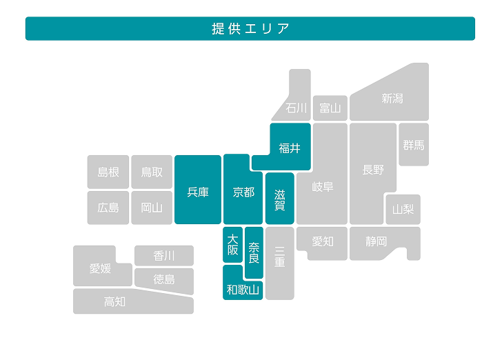 eo光ネット提供エリア地図