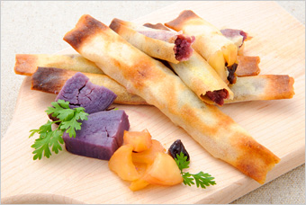 紫芋とりんごのスティックパイ 健康レシピ Eo健康