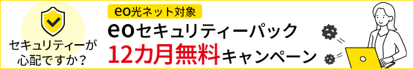 eoセキュリティーパック12カ月無料キャンペーン