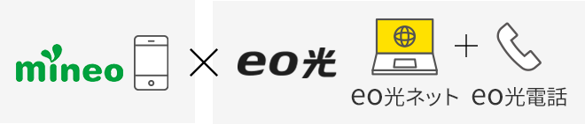 mineoスマホ × eo光