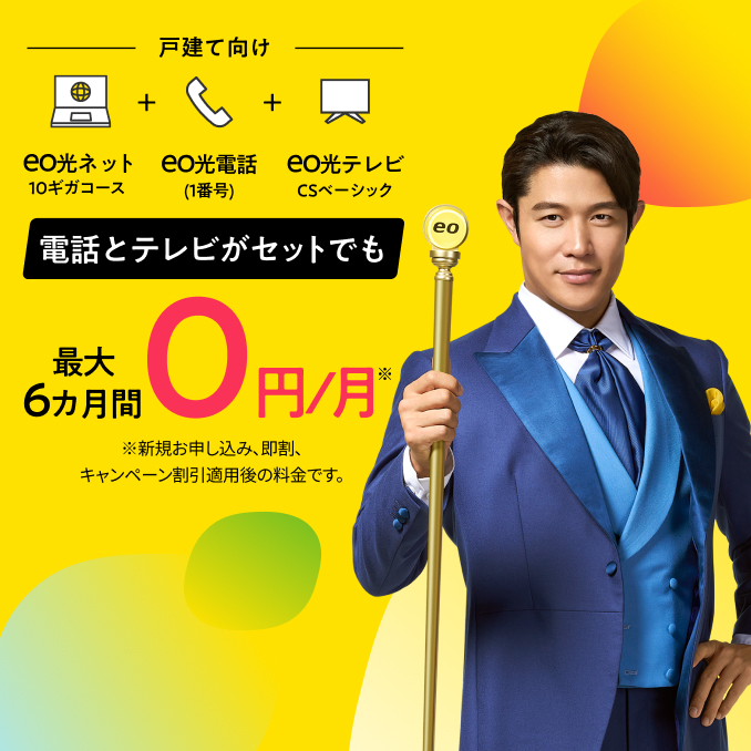 eo光ネット（⼾建て向け）
