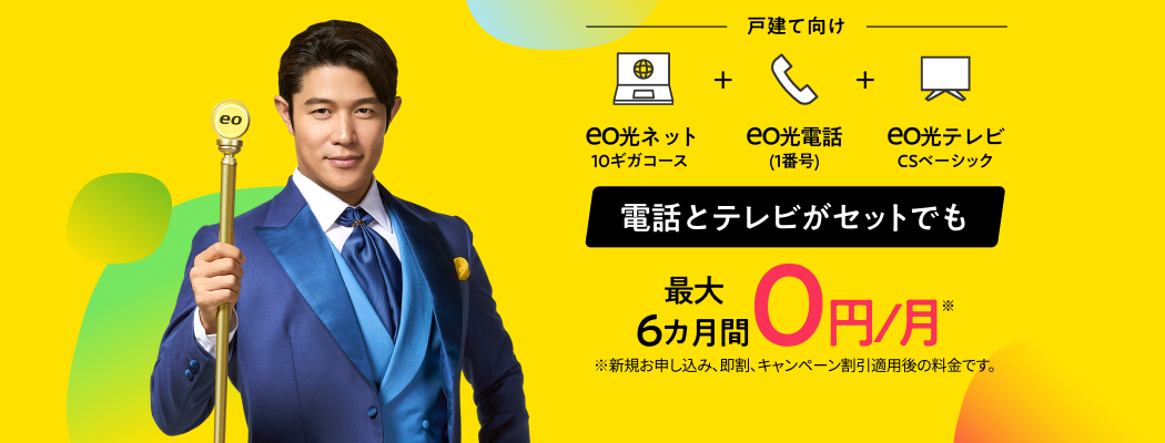 eo光ネット（⼾建て向け）