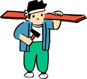 大工さんのイラスト